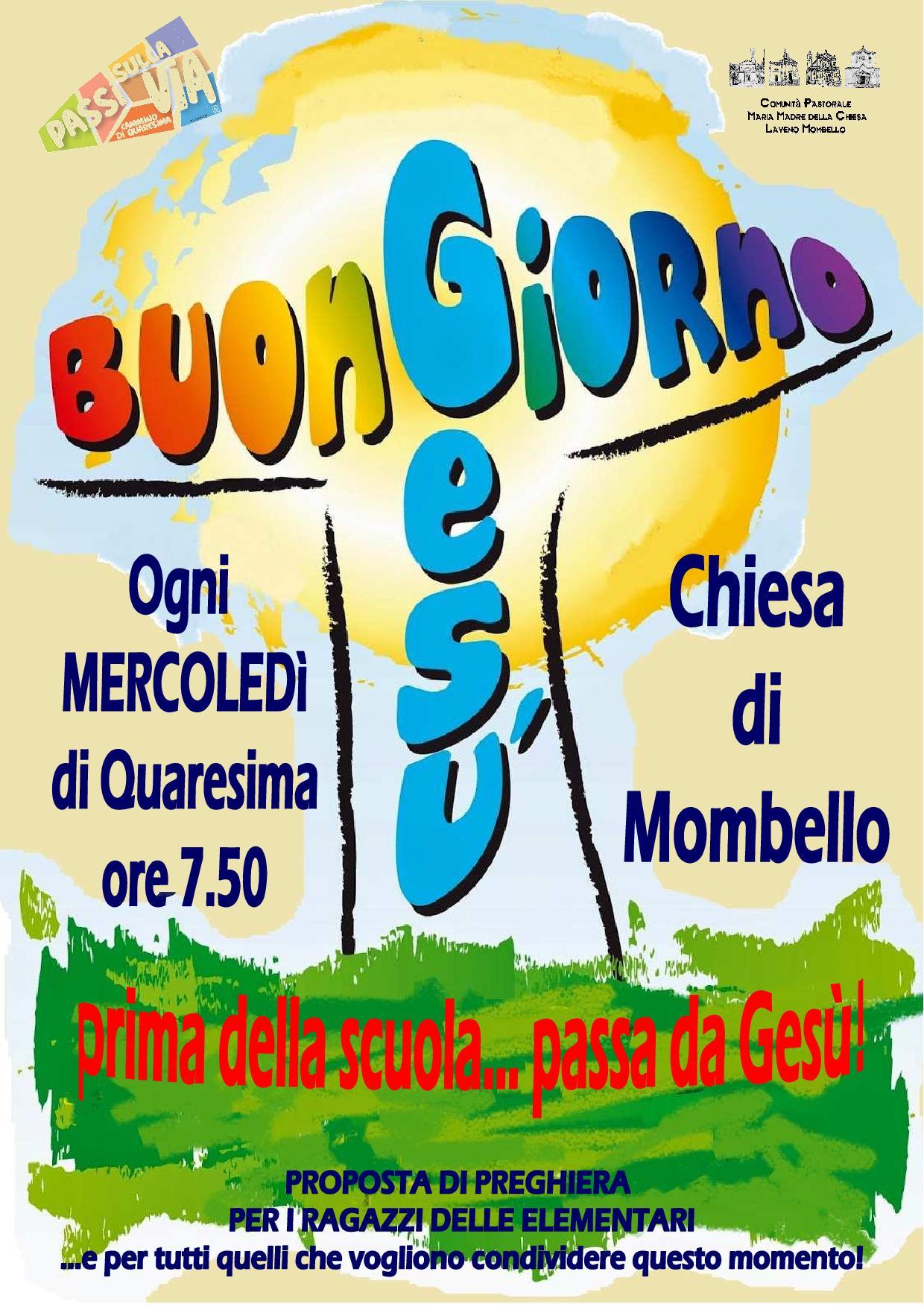 Eventi E News Buongiorno Gesu Chiesa Di Laveno Mombello